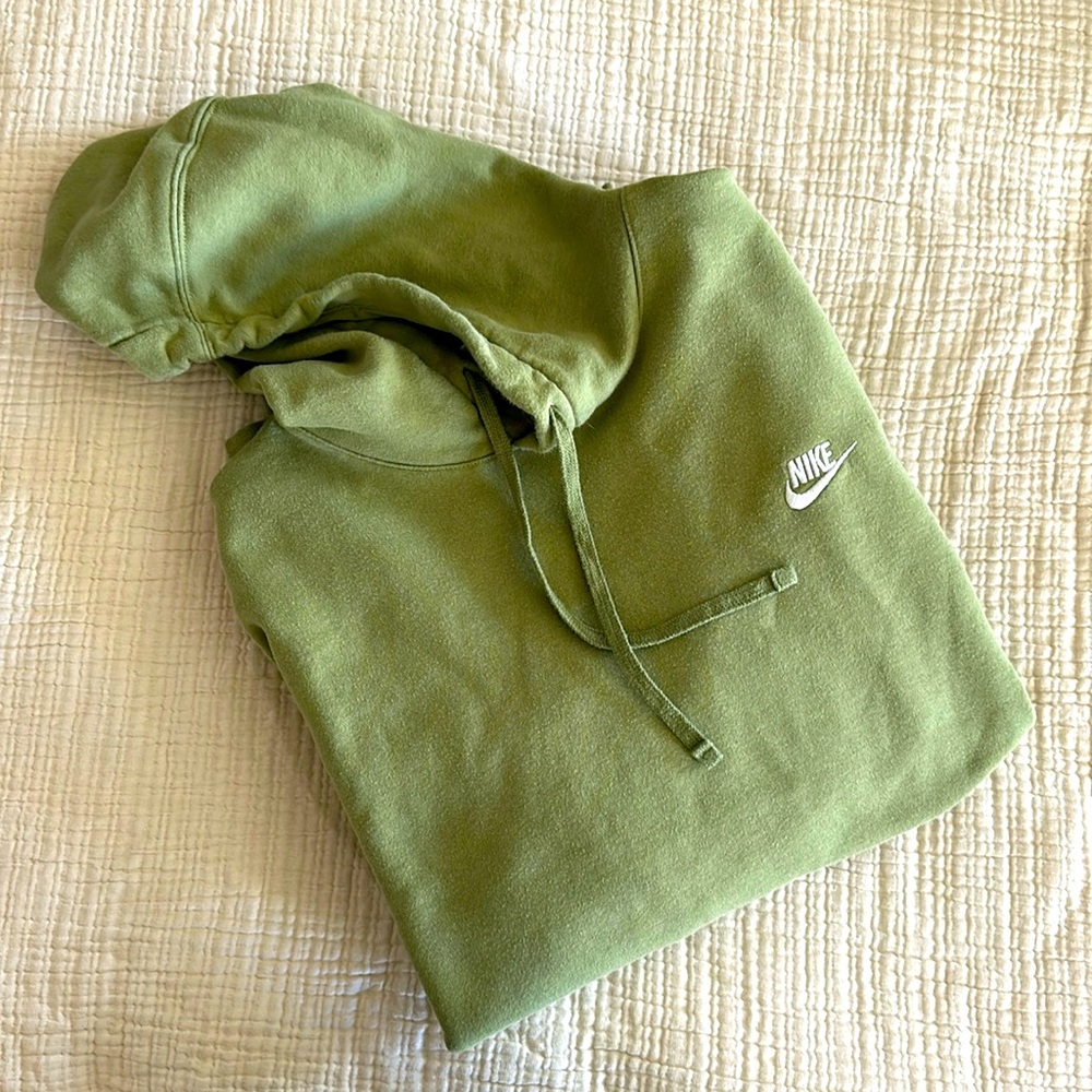Lime green Nike hoodie